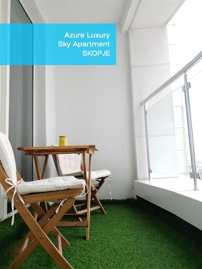 Azure Luxury Sky Apartment Skopje Exterior foto